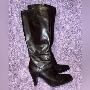 🤎Nine West Brown Heeled Boots🤎
